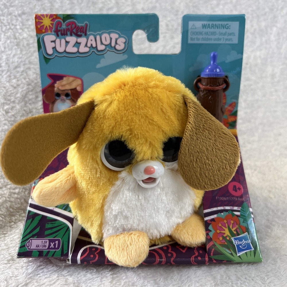 New FUR REAL FUZZALOTS Puppy- 25 Sounds & Reactions PLUSH Interactive